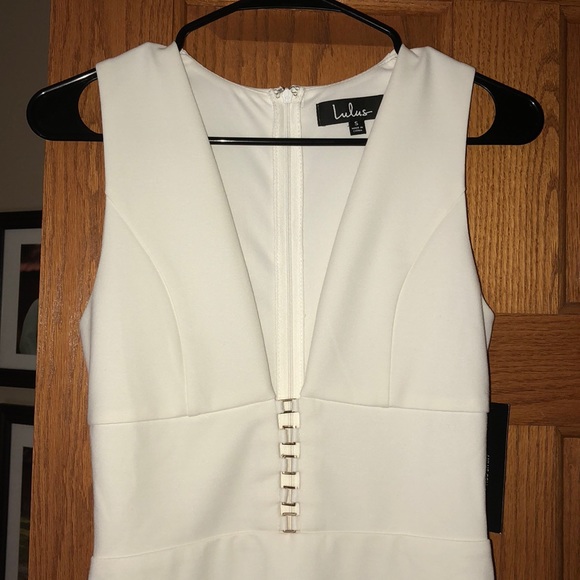 White Lulus Dress— new with tags - Picture 2 of 4